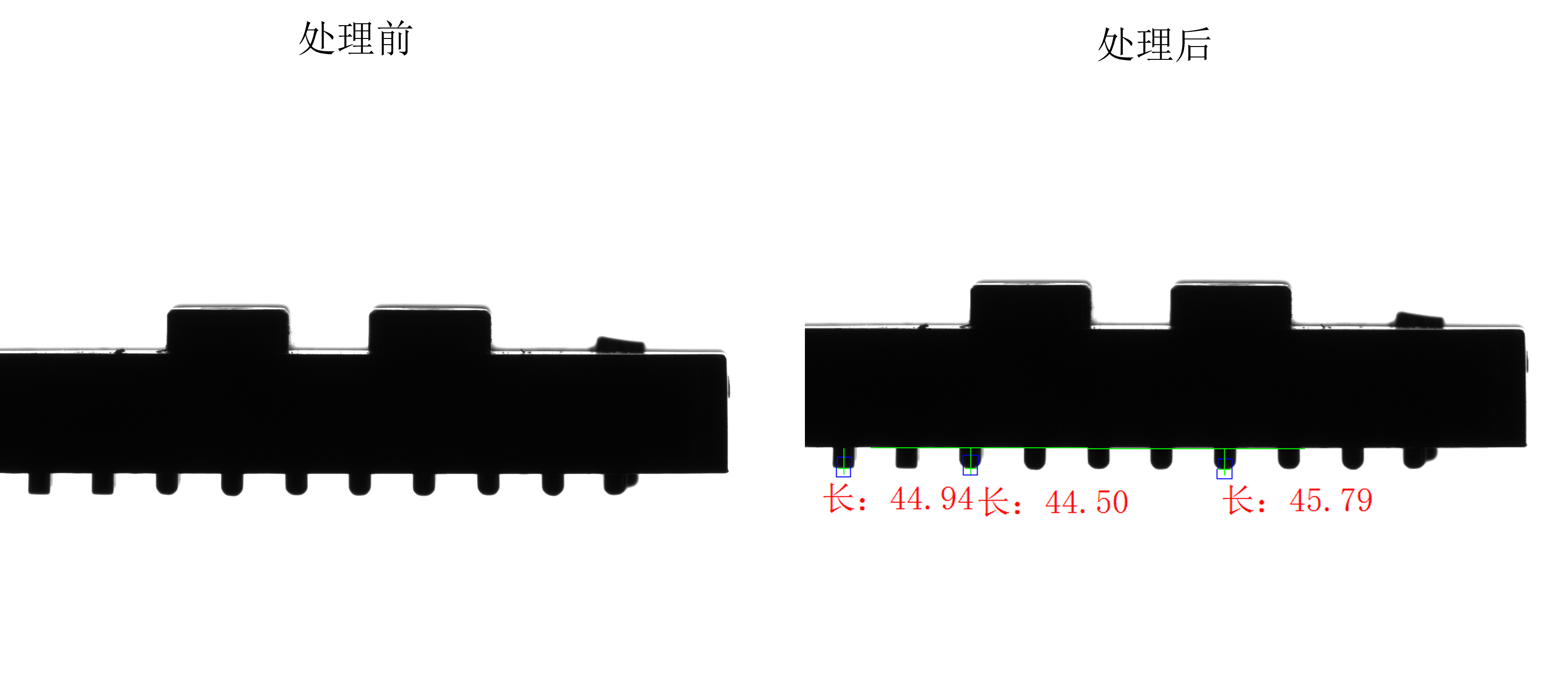 PIN腳高低、缺失、歪斜缺陷視覺檢測系統(tǒng)